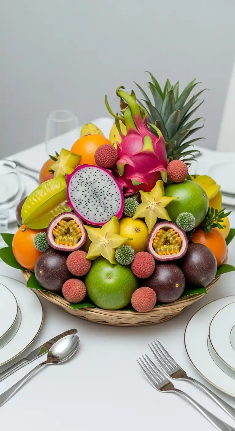 20. Fruit Showcase Basket Decoration