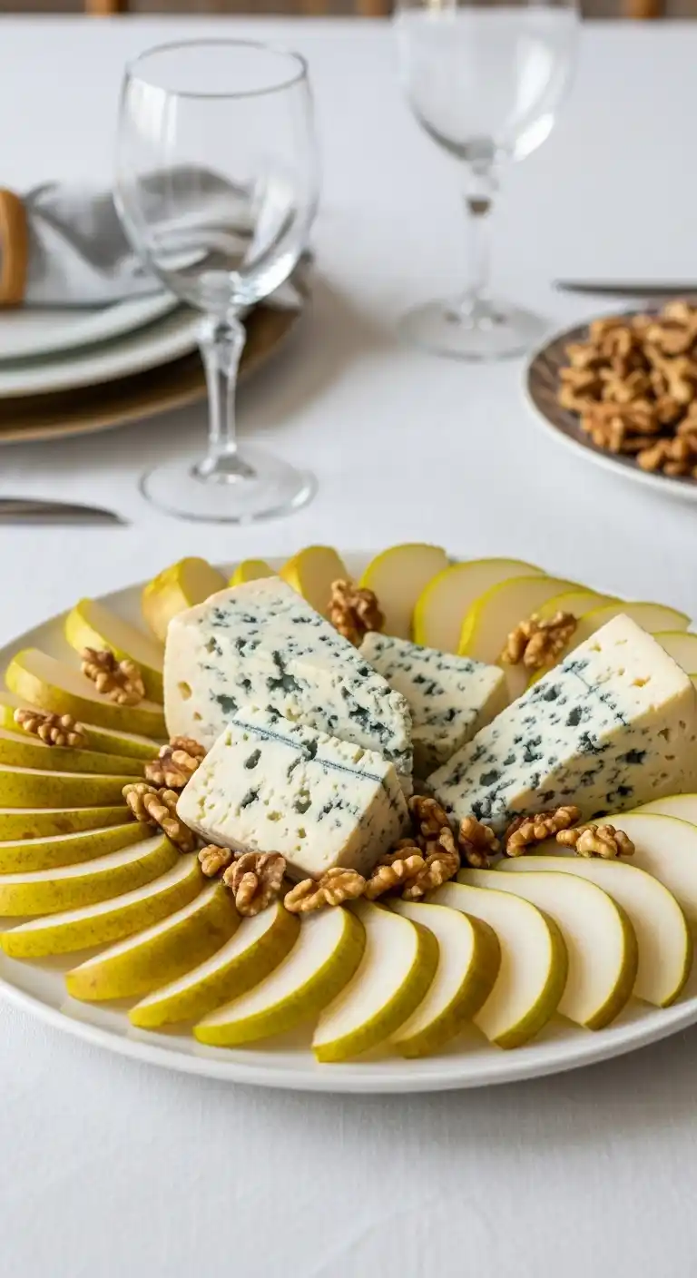 21. Pear and Blue Cheese Tray