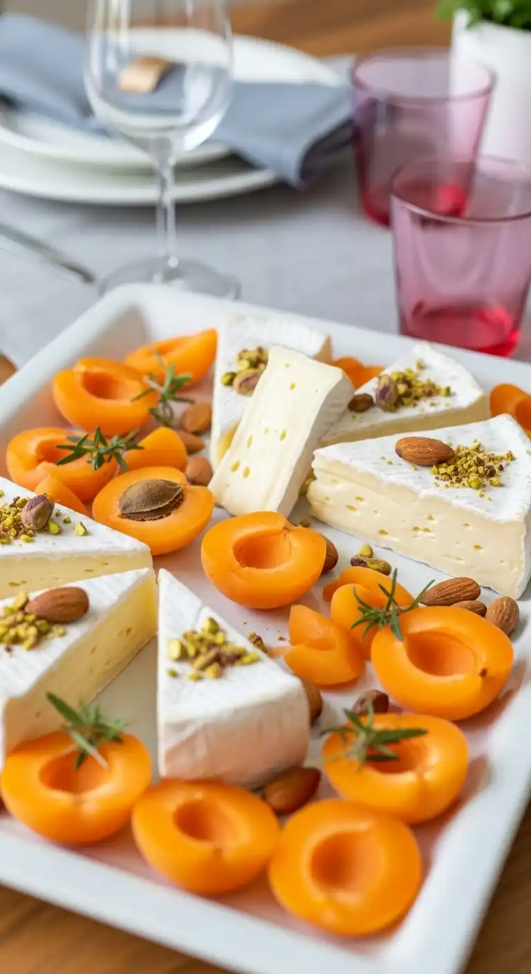23. Apricot and Brie Cheese Tray