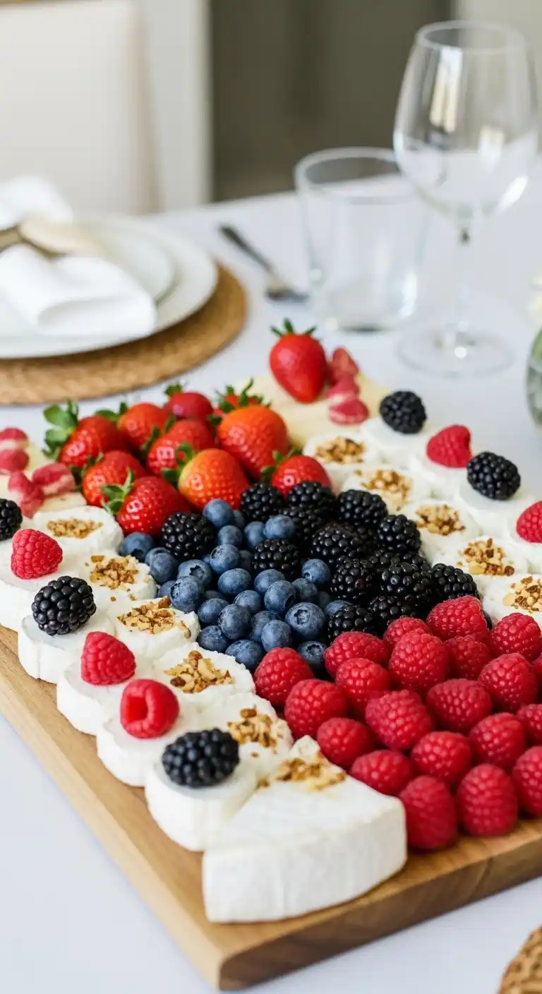 3. Berry-Filled Cheese Tray