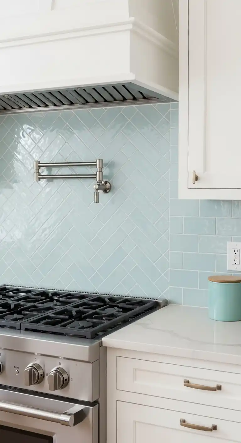 4. Classic Subway Tiles with a Twist