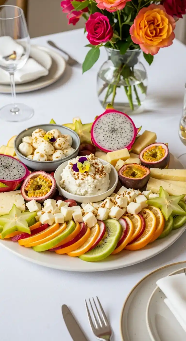 8. Fruit and Cheese Tray