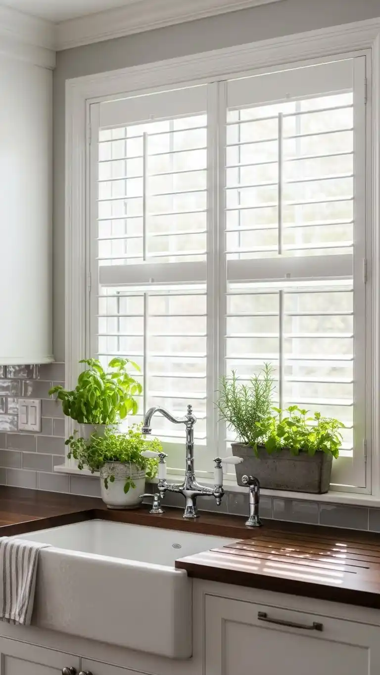 8. Shutter-Style Treatments