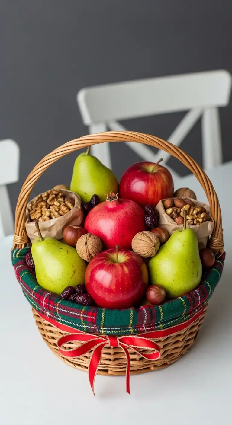 9. Holiday Cheer Fruit Basket