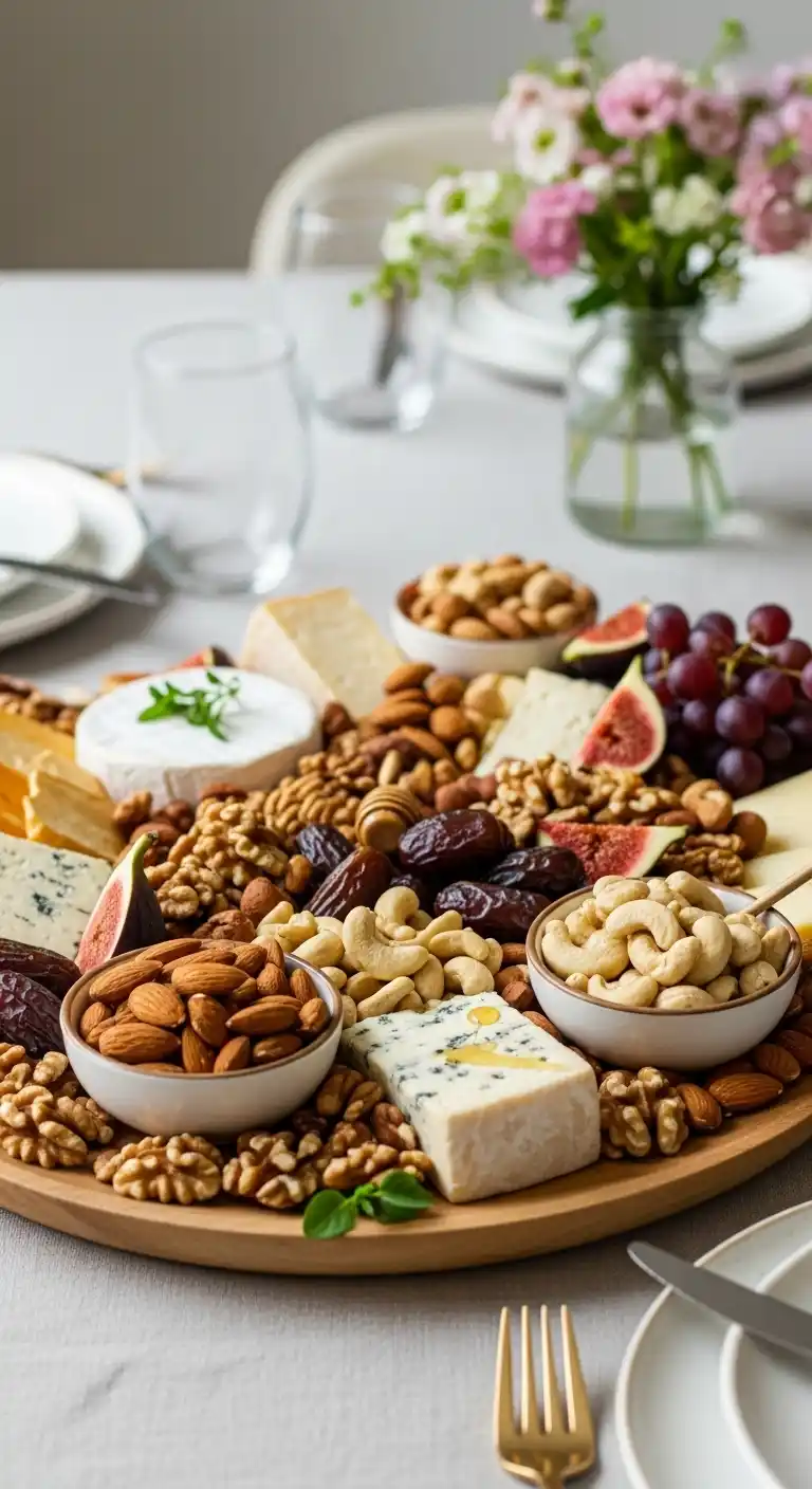 9. Nutty Fruit and Cheese Tray
