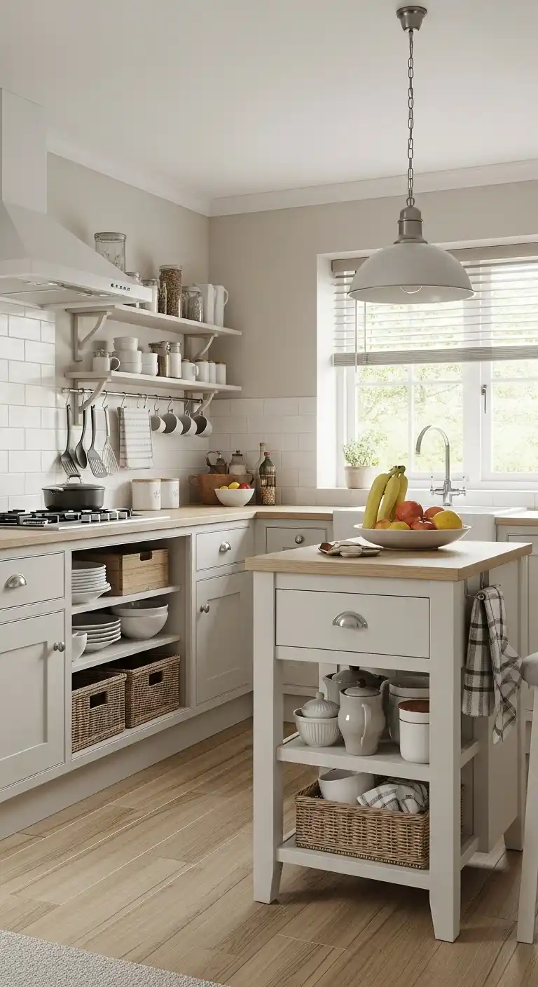 Balancing Functionality and Aesthetic in English Cottage Kitchens