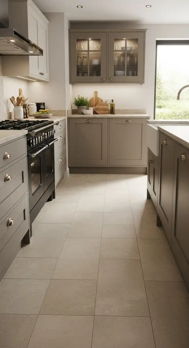 Creative Design Considerations Before Installing Porcelain Tile Flooring Kitchen