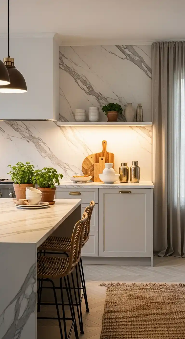 Creative Ways to Style Around Calacatta Marble