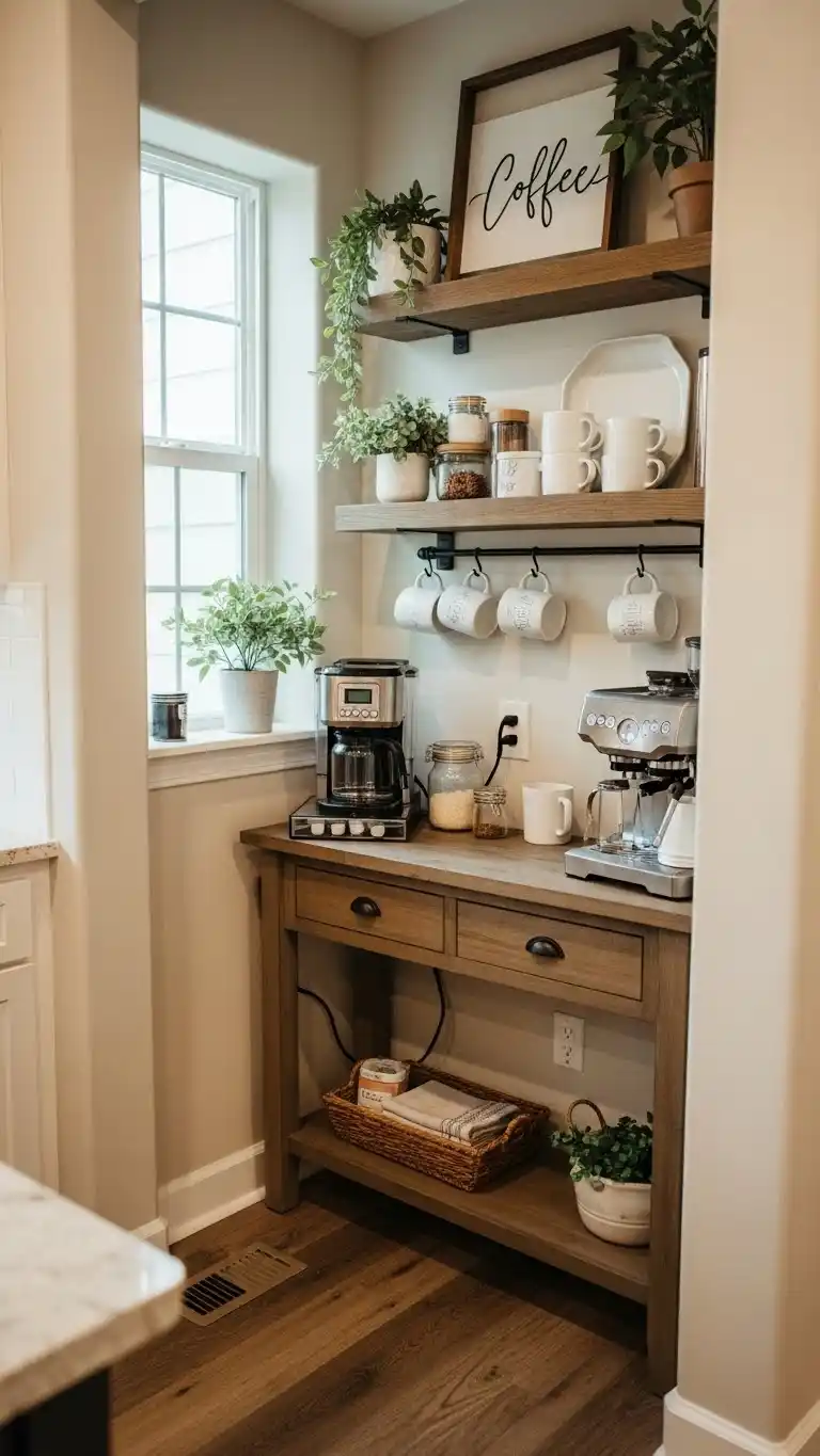 How to Pick the Perfect Spot for Your Farmhouse Coffee Bar