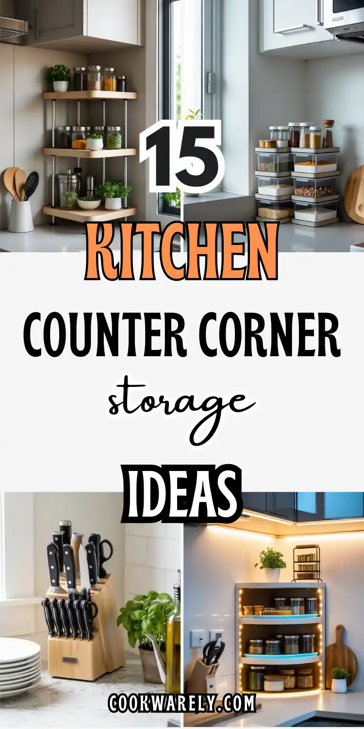 Kitchen Counter Corner Storage Ideas