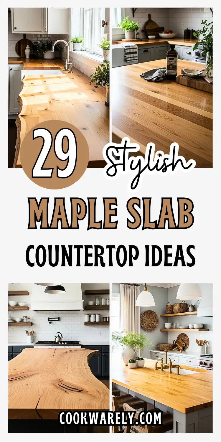 Maple Slab Countertop