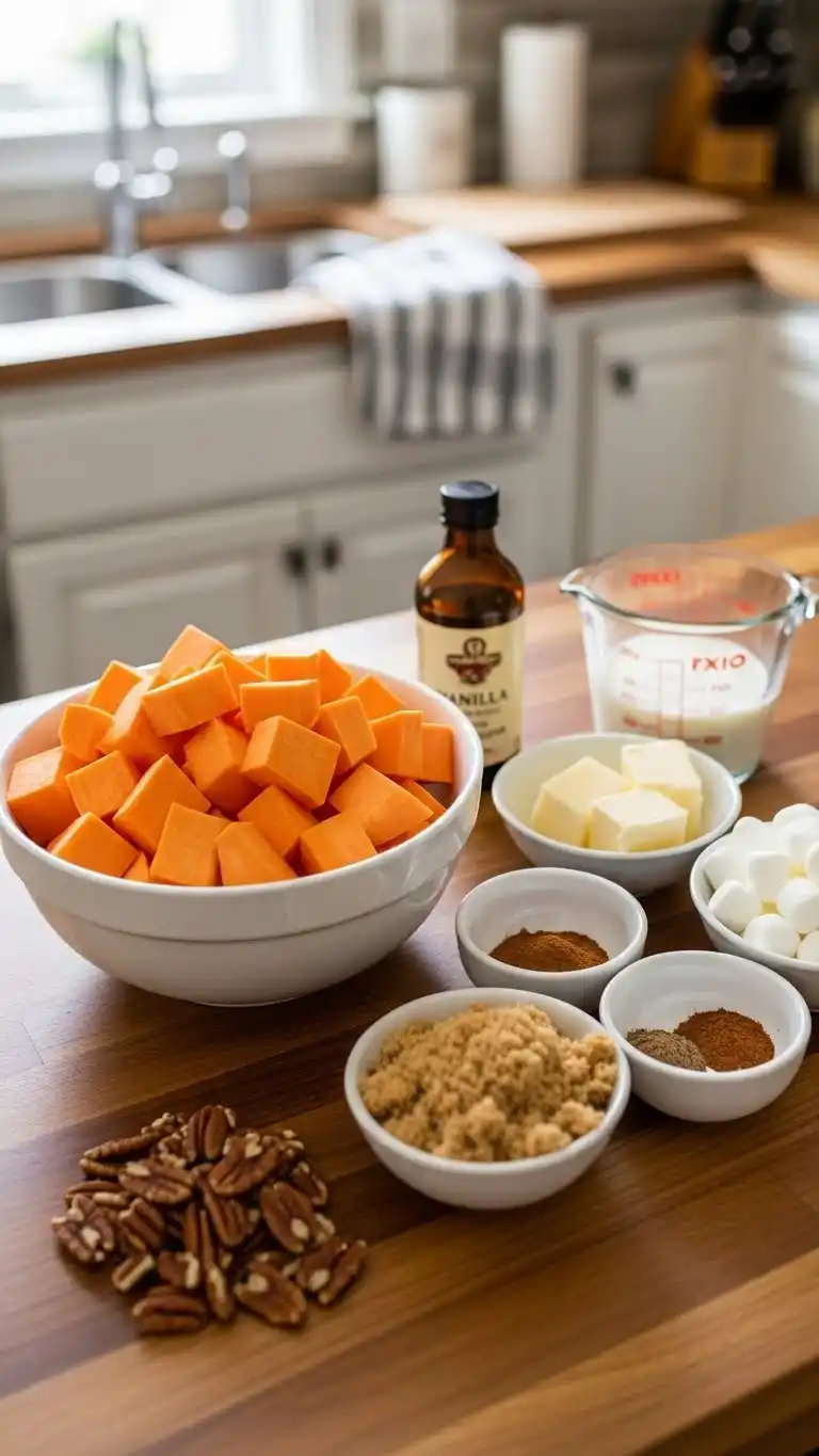 Sweet Potato Casserole with Marshmallows 2