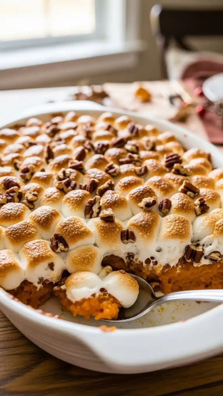 Sweet Potato Casserole with Marshmallows 3