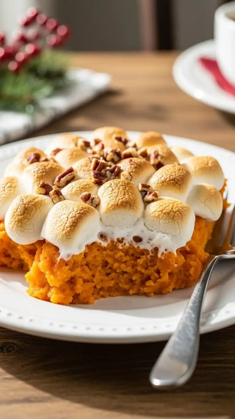 Sweet Potato Casserole with Marshmallows 5
