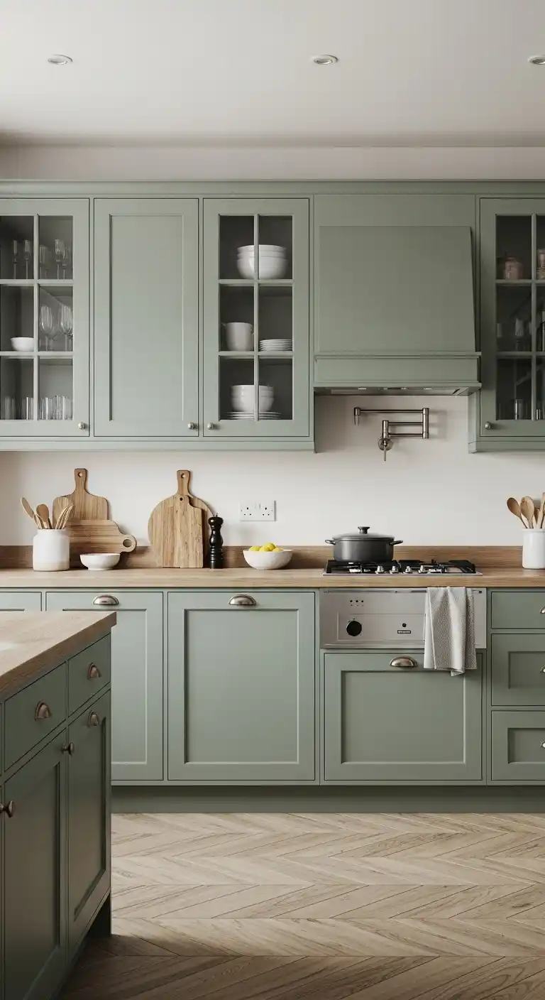 Why Sage Green Kitchen Cabinets Are Trending