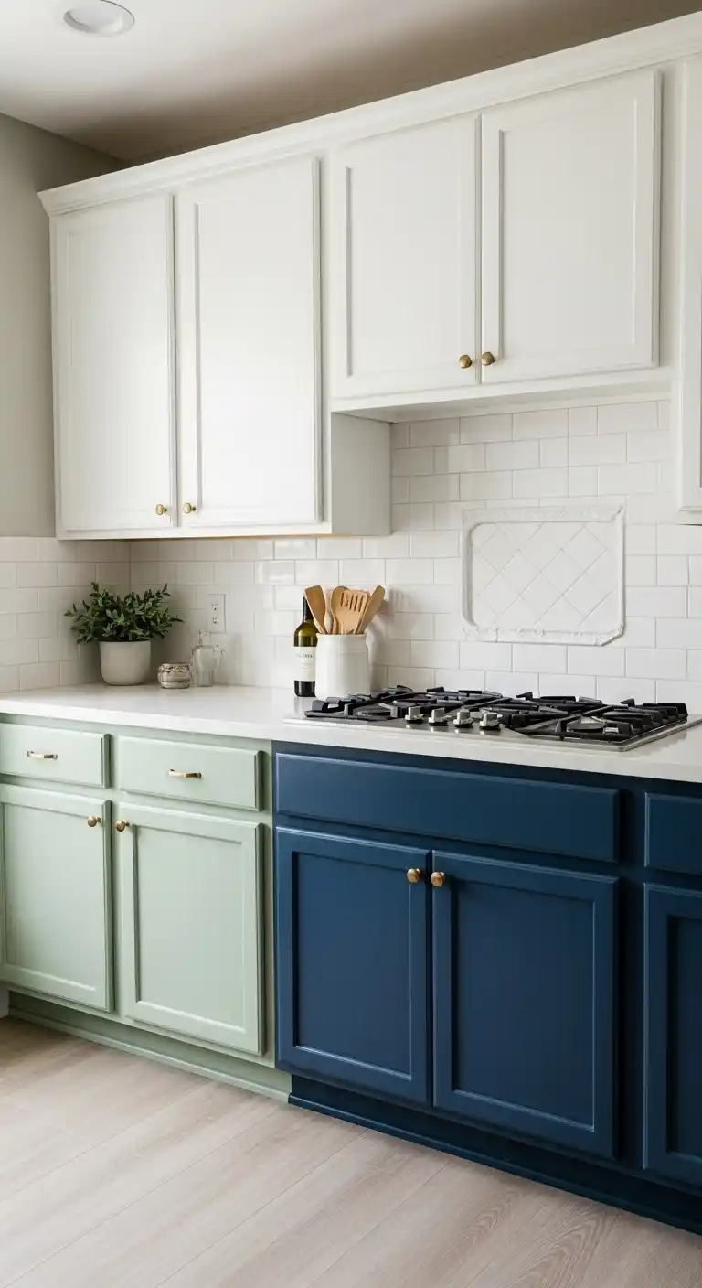 1. Paint Cabinets in a Fresh Color