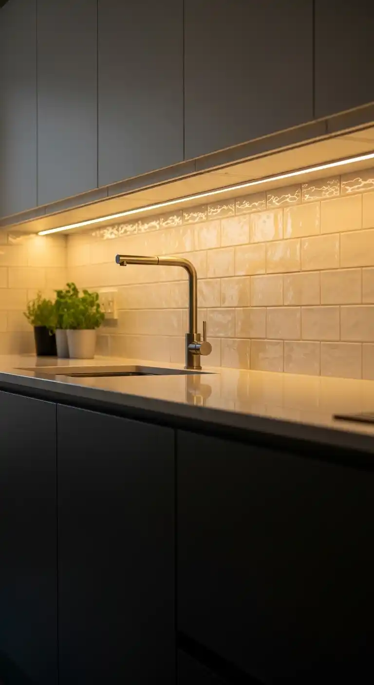 10. Add Under-Cabinet Lighting for Ambience
