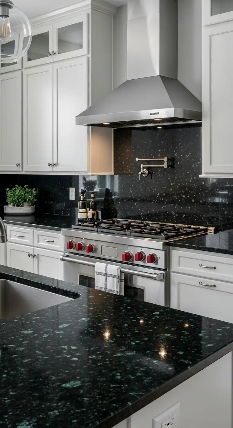 12. Bring Drama with Dark Granite