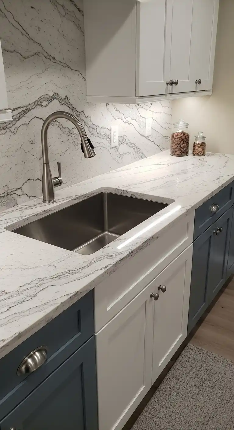 16. Go Modern with Acrylic Solid Surface