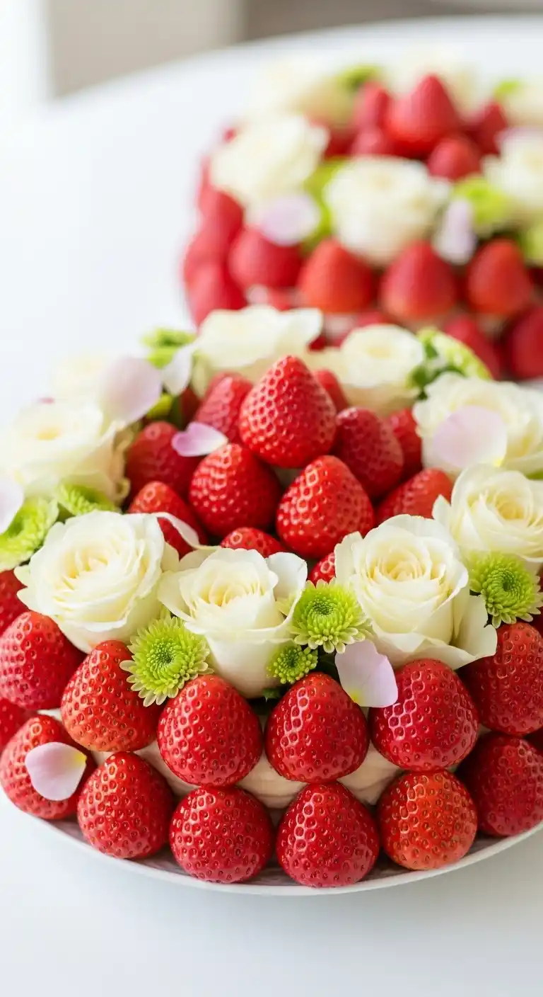 19. Strawberry Shortcake Inspired Arrangement
