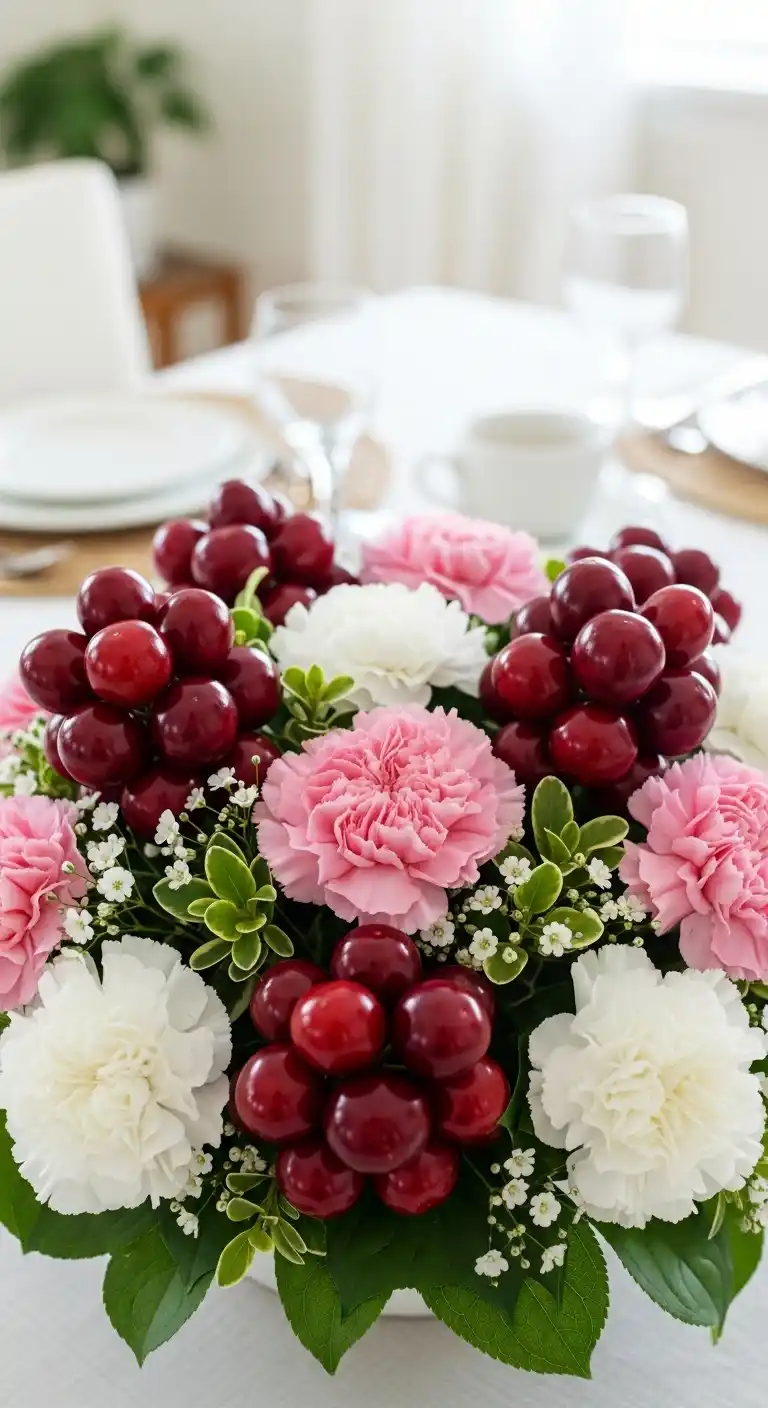 20. Cherry and Carnation Mix