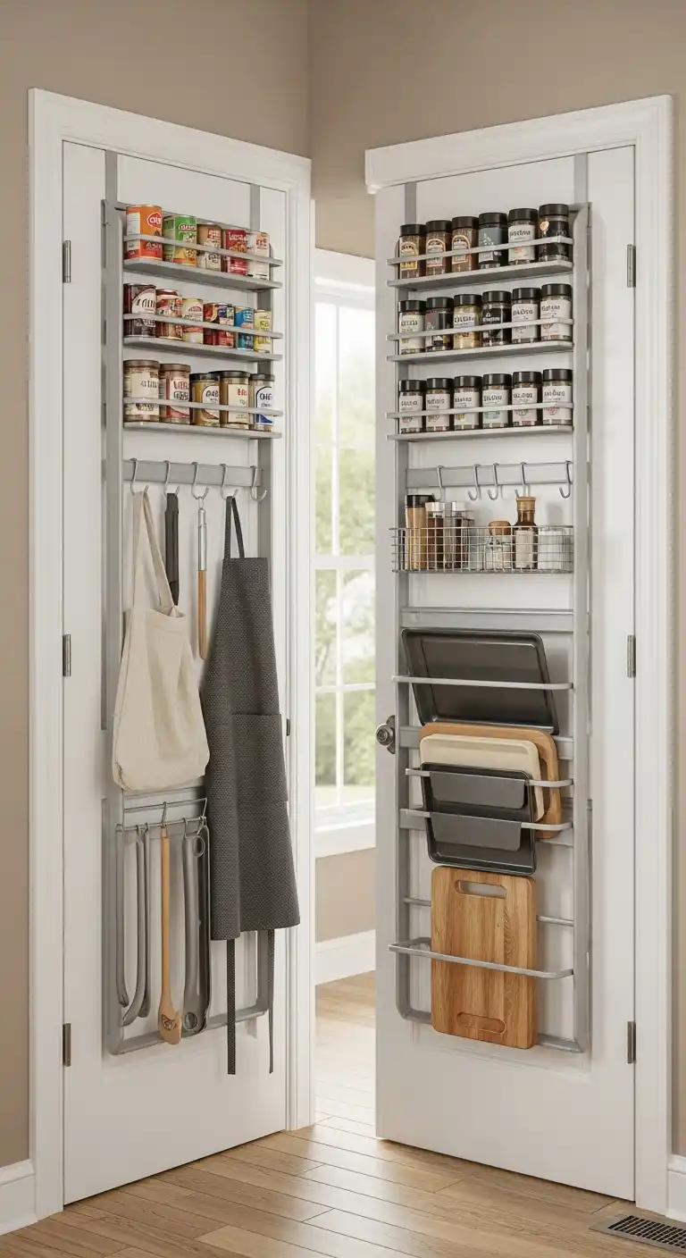 3). Incorporate Vertical Door Storage