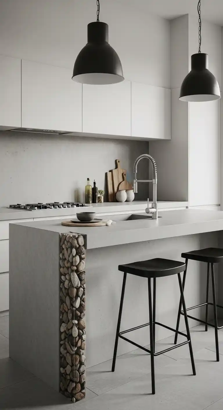 5. Try Sleek Concrete Countertops