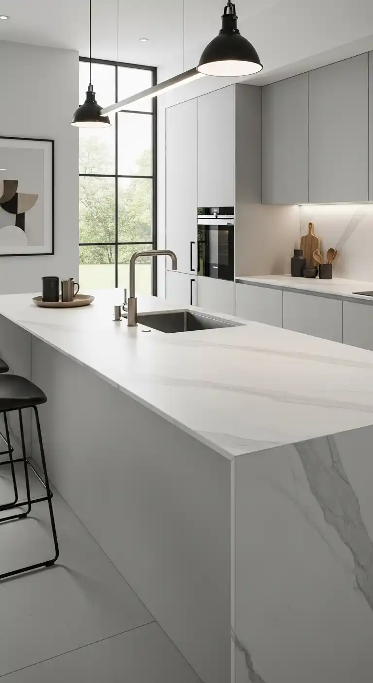 8. Choose Porcelain for a High-End Modern Look