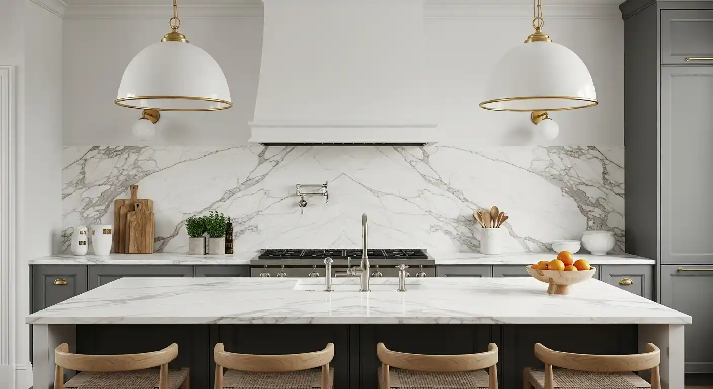 Calacatta Marble Kitchen Ideas