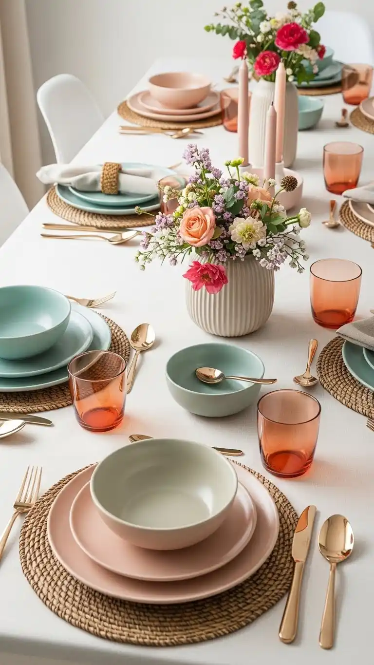 Color-coordinated tableware