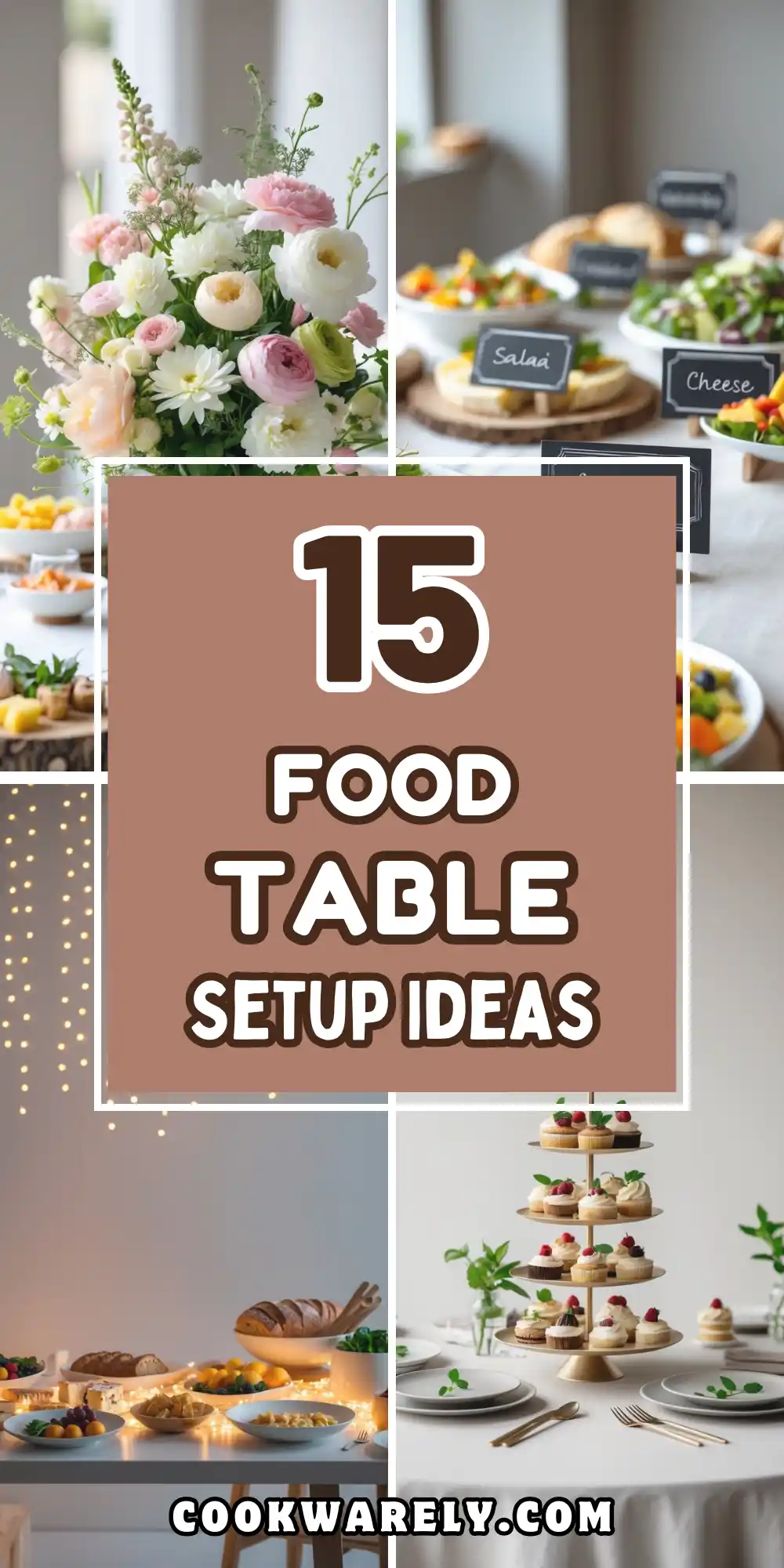 Food Table Setup