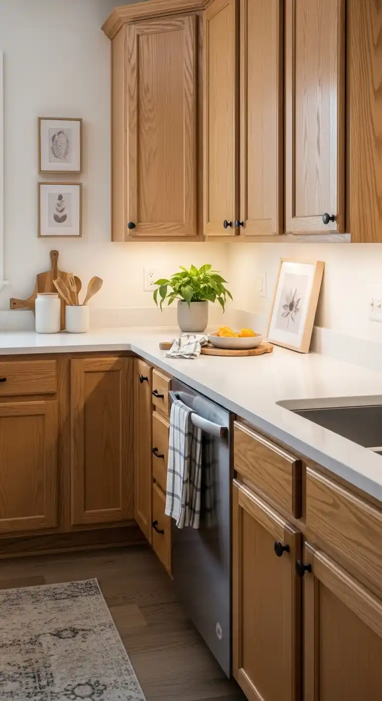 How to Accessorize Your Kitchen with Quartz and Oak