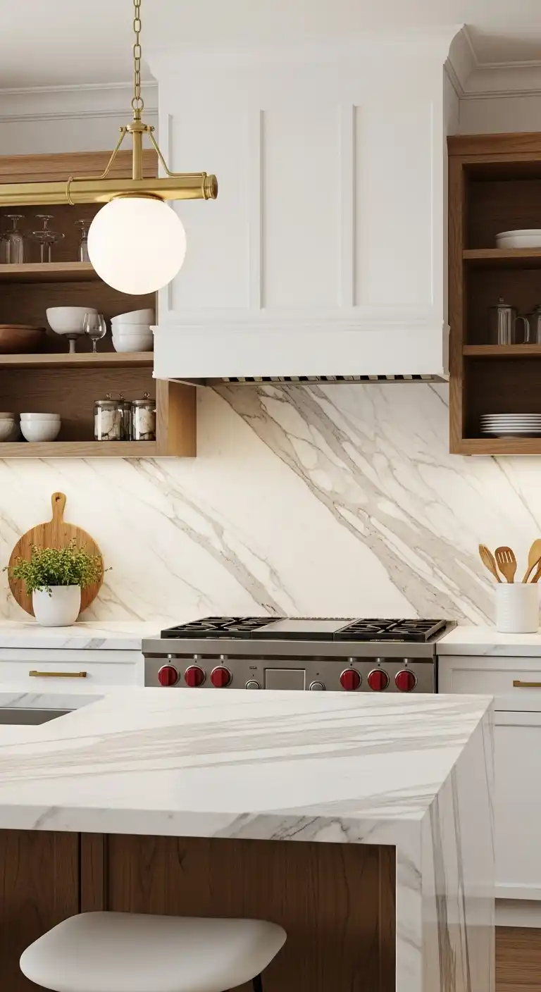 Why Calacatta Marble Stands Out in Modern Kitchens