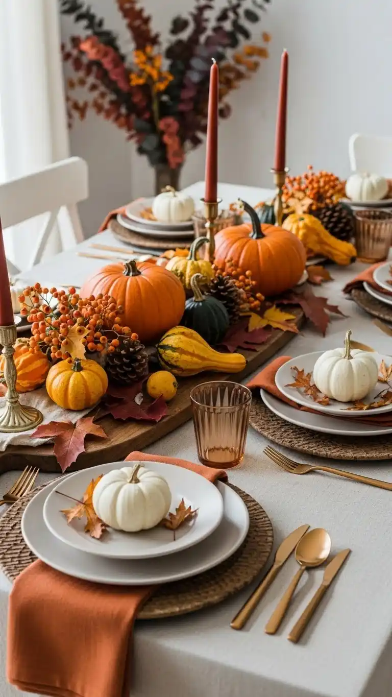 10. Autumn Harvest Tablescape