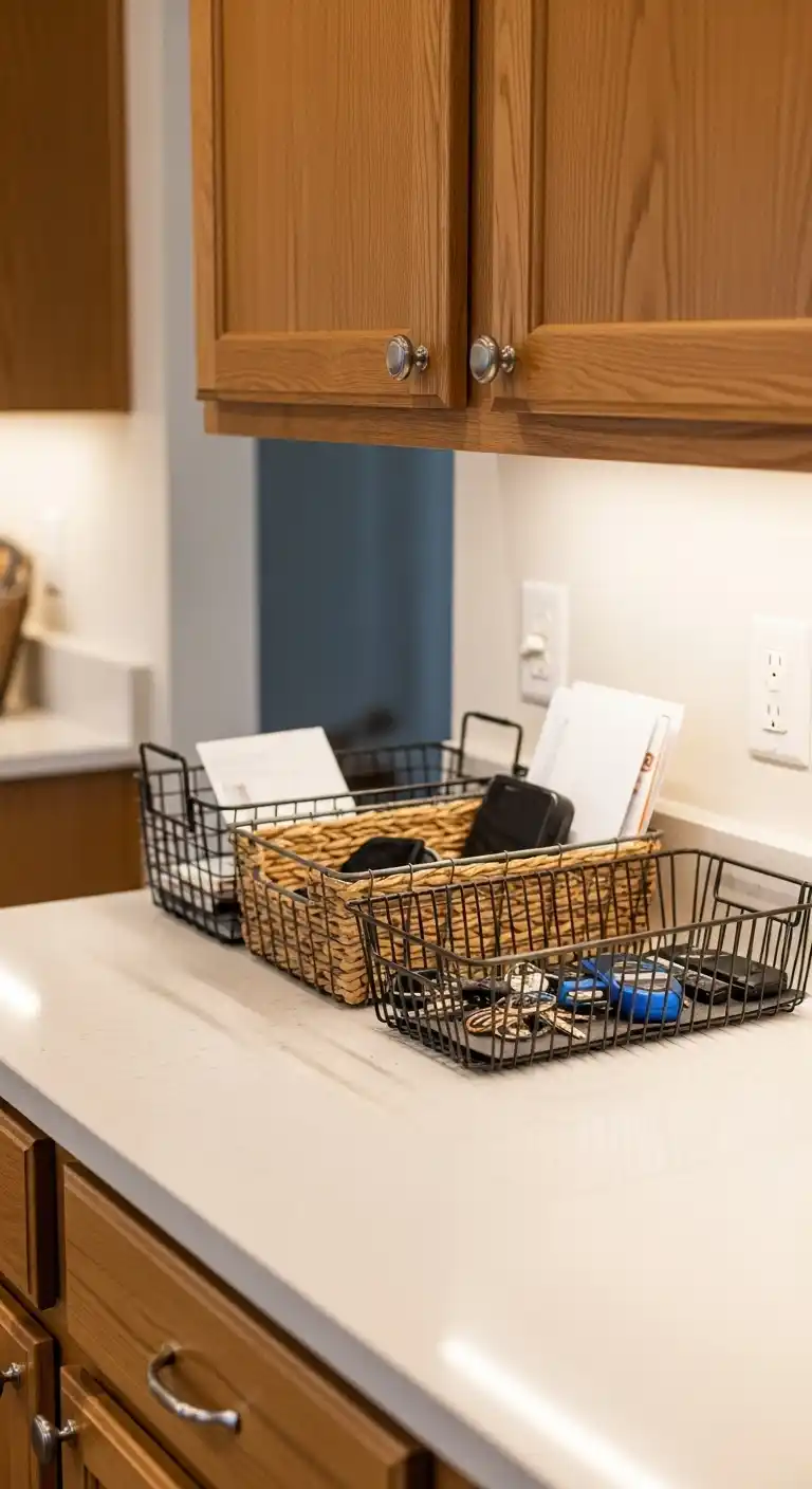 10. Use Attractive Baskets For Miscellaneous Items