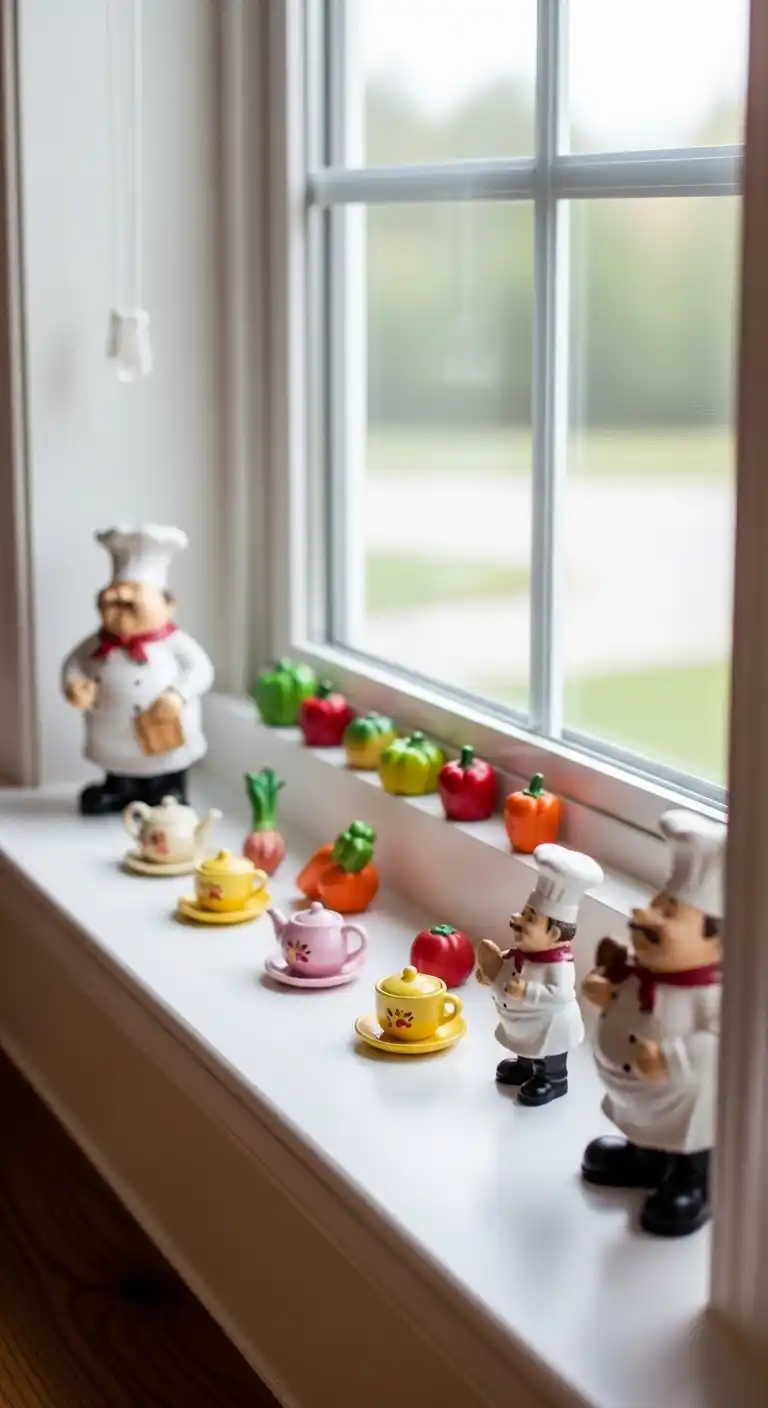 12. Kitchen Themed Figurines