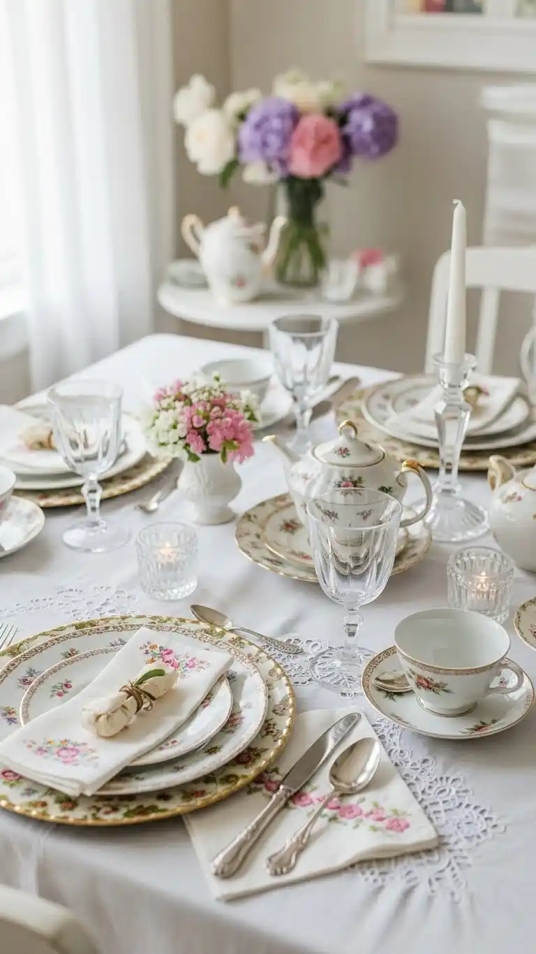 12. Vintage Teatime Vibes