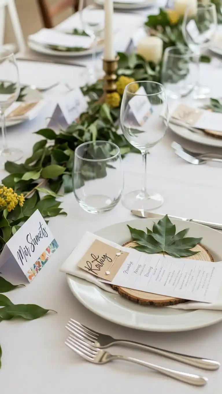 13. Personalized Place Cards for Guest Appreciation