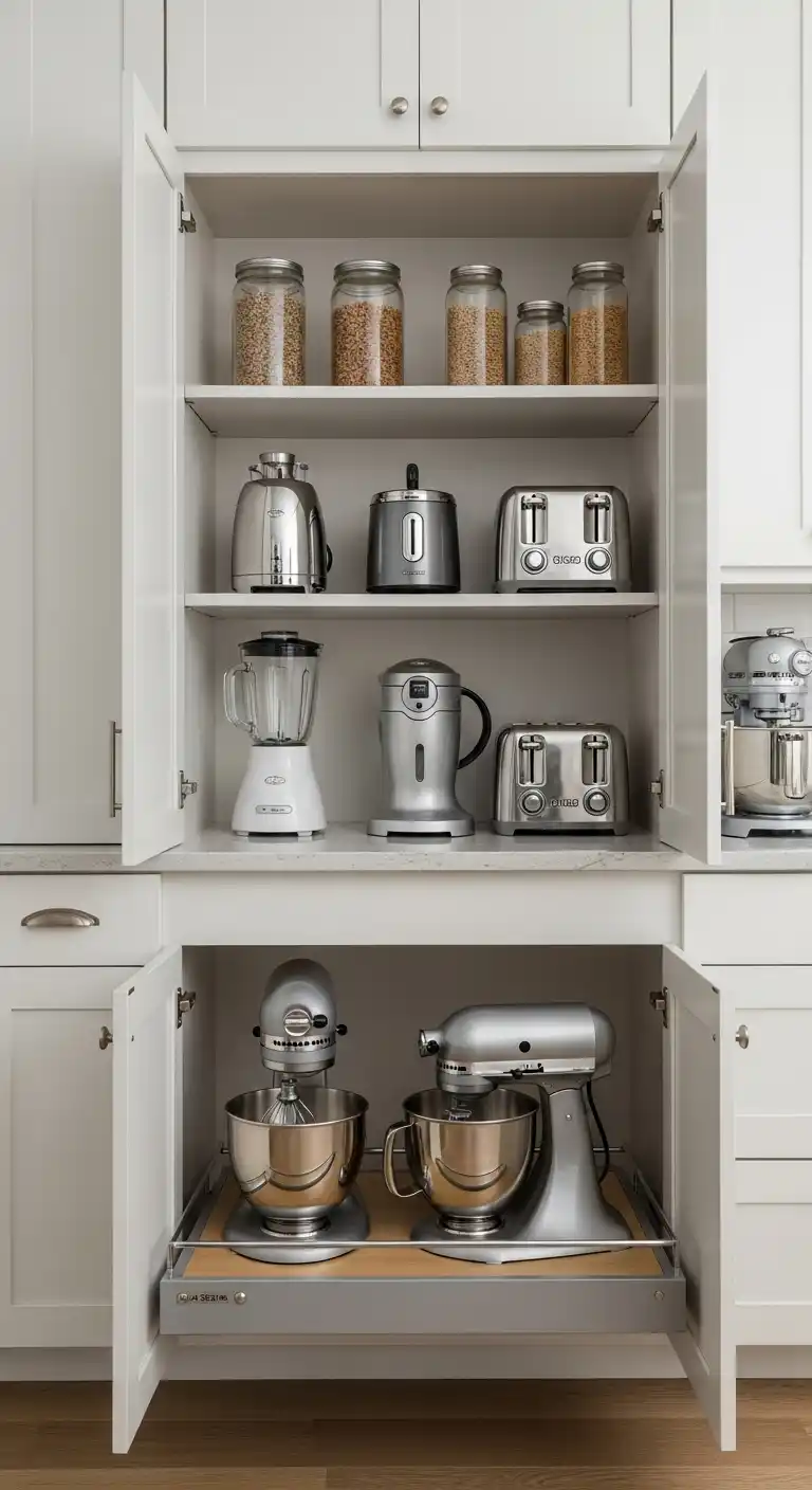 14. Keep Appliances In Cabinets When Not In Use