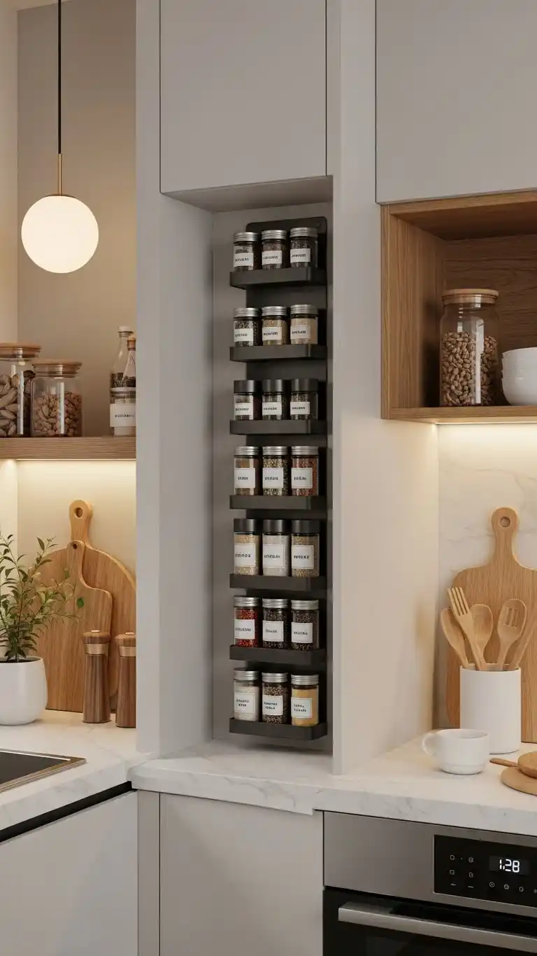 14. Vertical Spice Rack