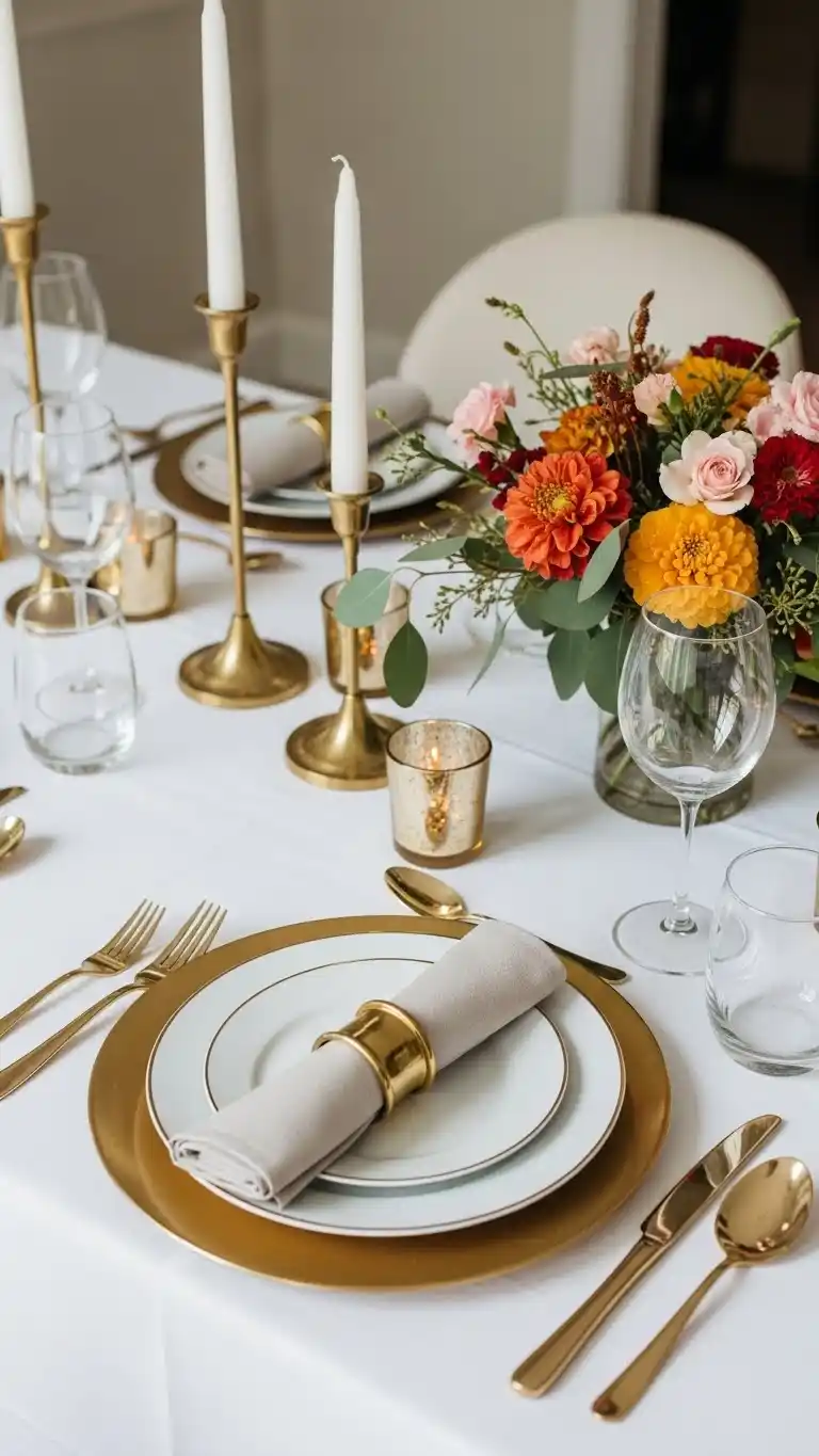 15. Gold or Brass Accents for a Luxe Finishing Touch