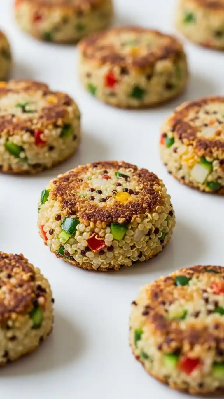 15. Mini Quinoa and Veggie Patties
