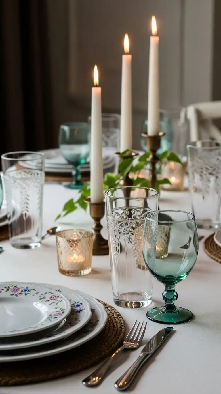 16. Chic Glassware for an Elevated Table Setting