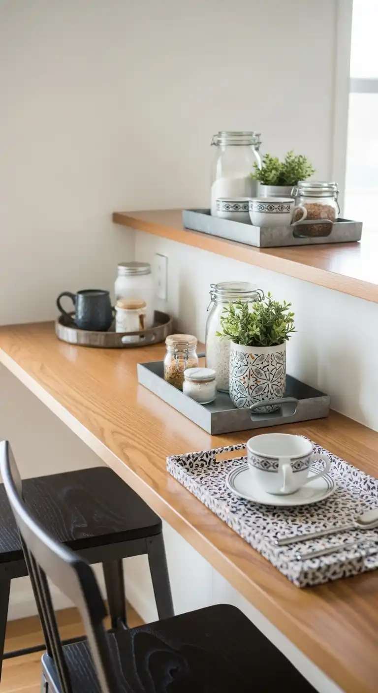 17. Minimalist Tray And Accessory Styling