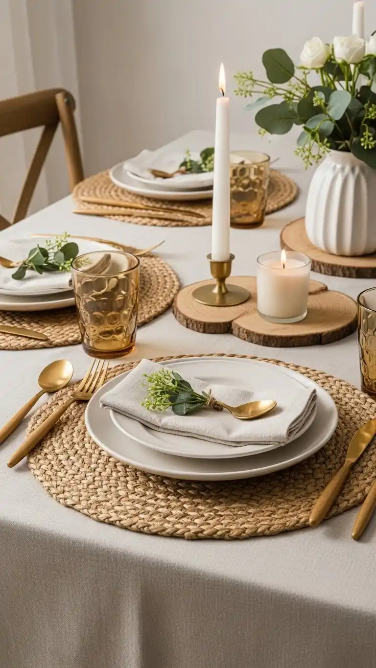 17. Natural Fiber Placemats for a Cozy Feel