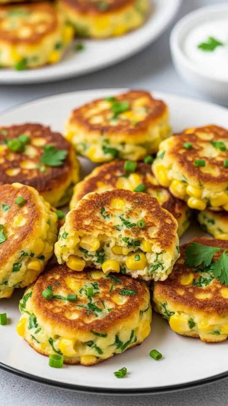 17. Sweet Corn and Herb Fritters