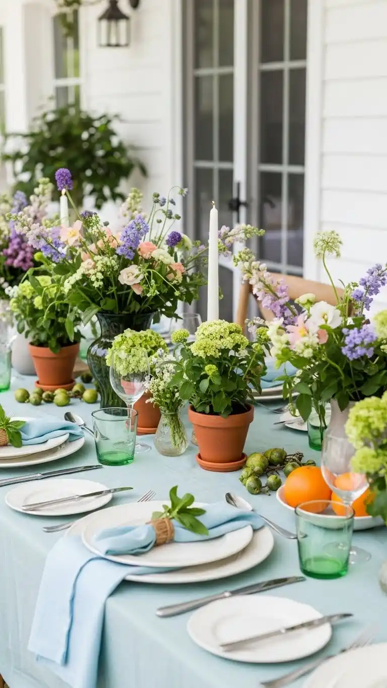 19. Garden Party Table for Outdoor Dining