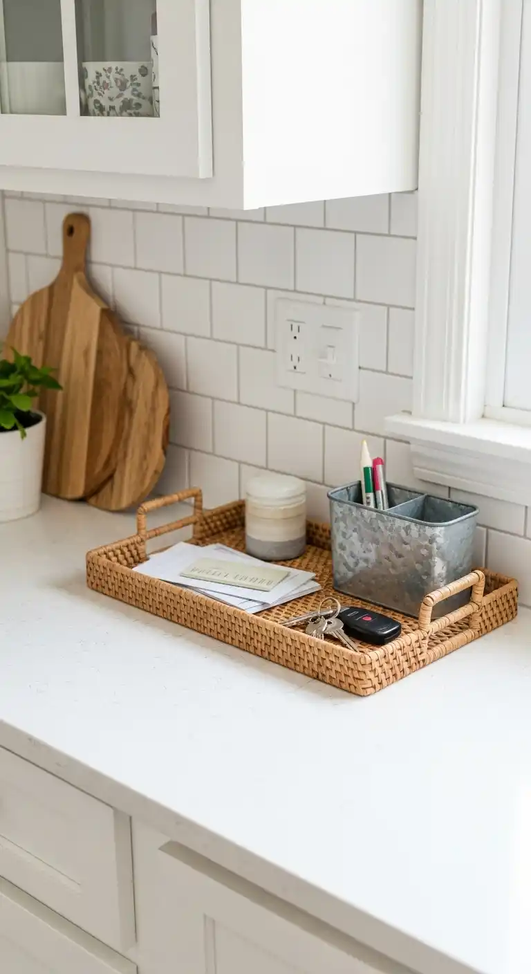 19. Keep A Small Tray For Mail And Keys