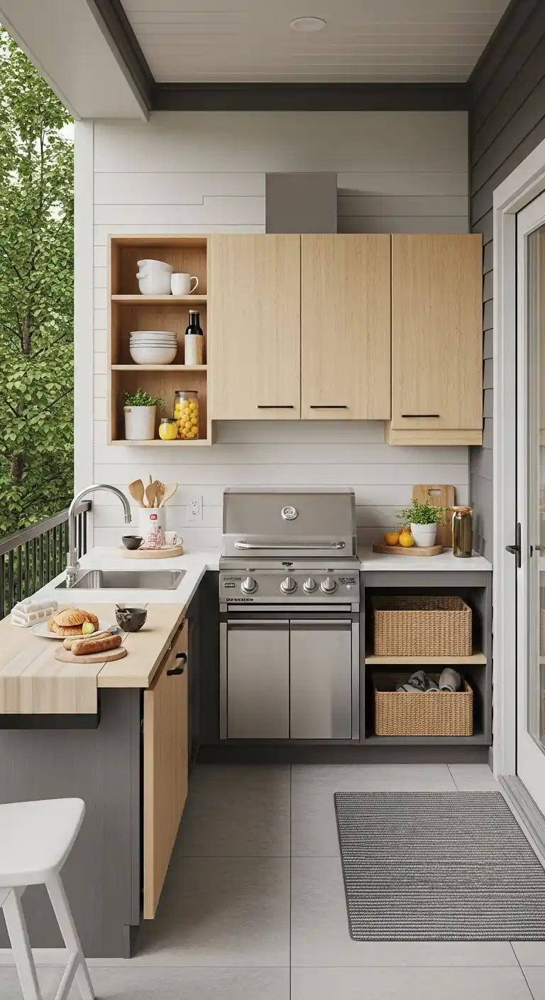 19. Petite Patio Layout That Maximizes Every Inch