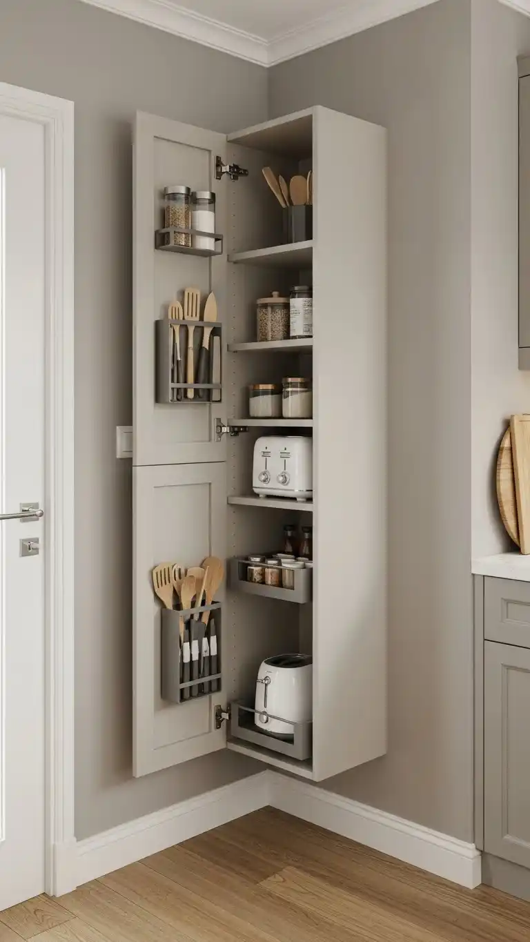 19. Slim Floating Cabinet